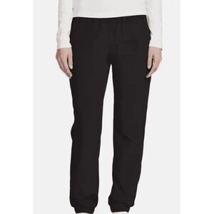 EDDIE BAUER POLAR Fleece LINED PULL ON TRAVEL PANTS (BLACK, Women’s 6)